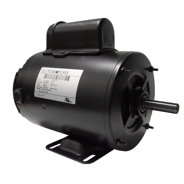1 HP Heavy Duty Electric Motor with Base