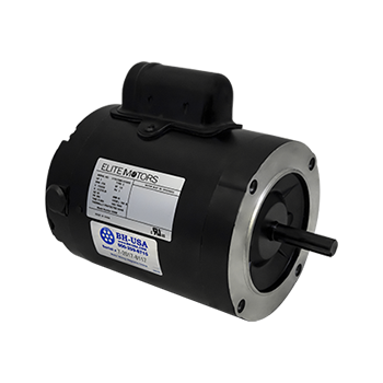 Elite 1 HP Painted C-Face Electric Motor